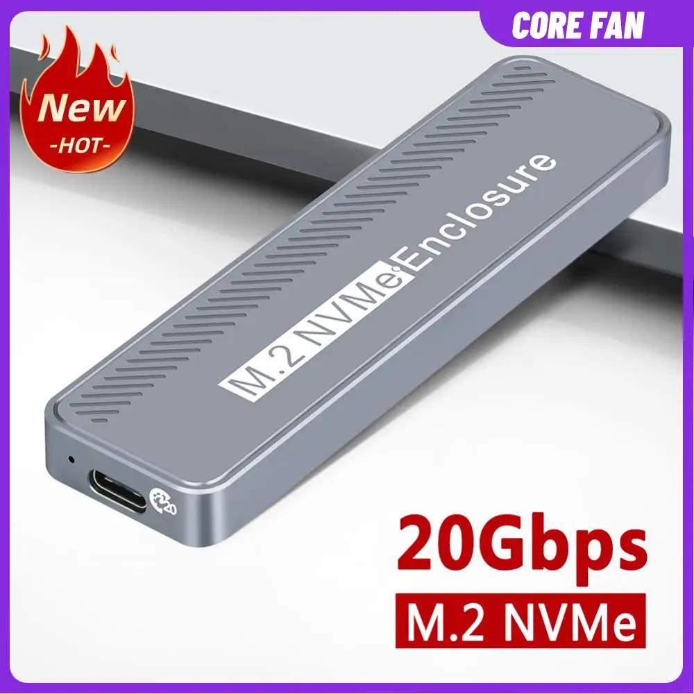 PC ƮϿ ޴ SSD ڽ, M.2 NVMe SSD Ŭ, ָ Ʈ ̺ Ŭ, USB3.2 GEN2 * 2 20Gbps, ִ 4TB